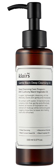 Dear, Klairs Gentle Black Deep Cleansing Oil
